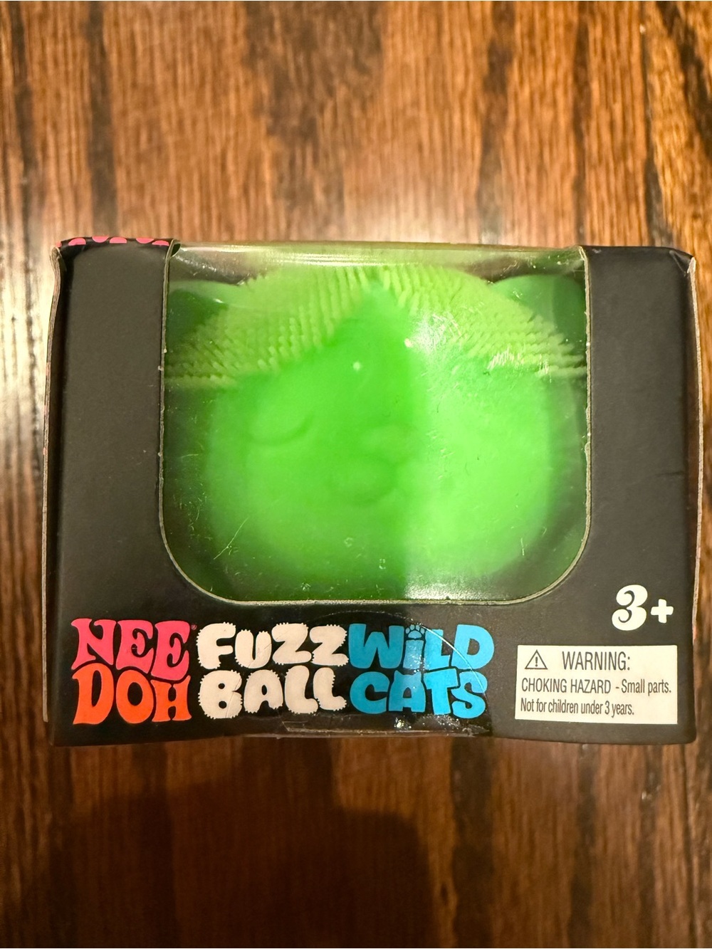 RARE NeeDoh Green Fuzz Ball Wild Cats - hard to find!